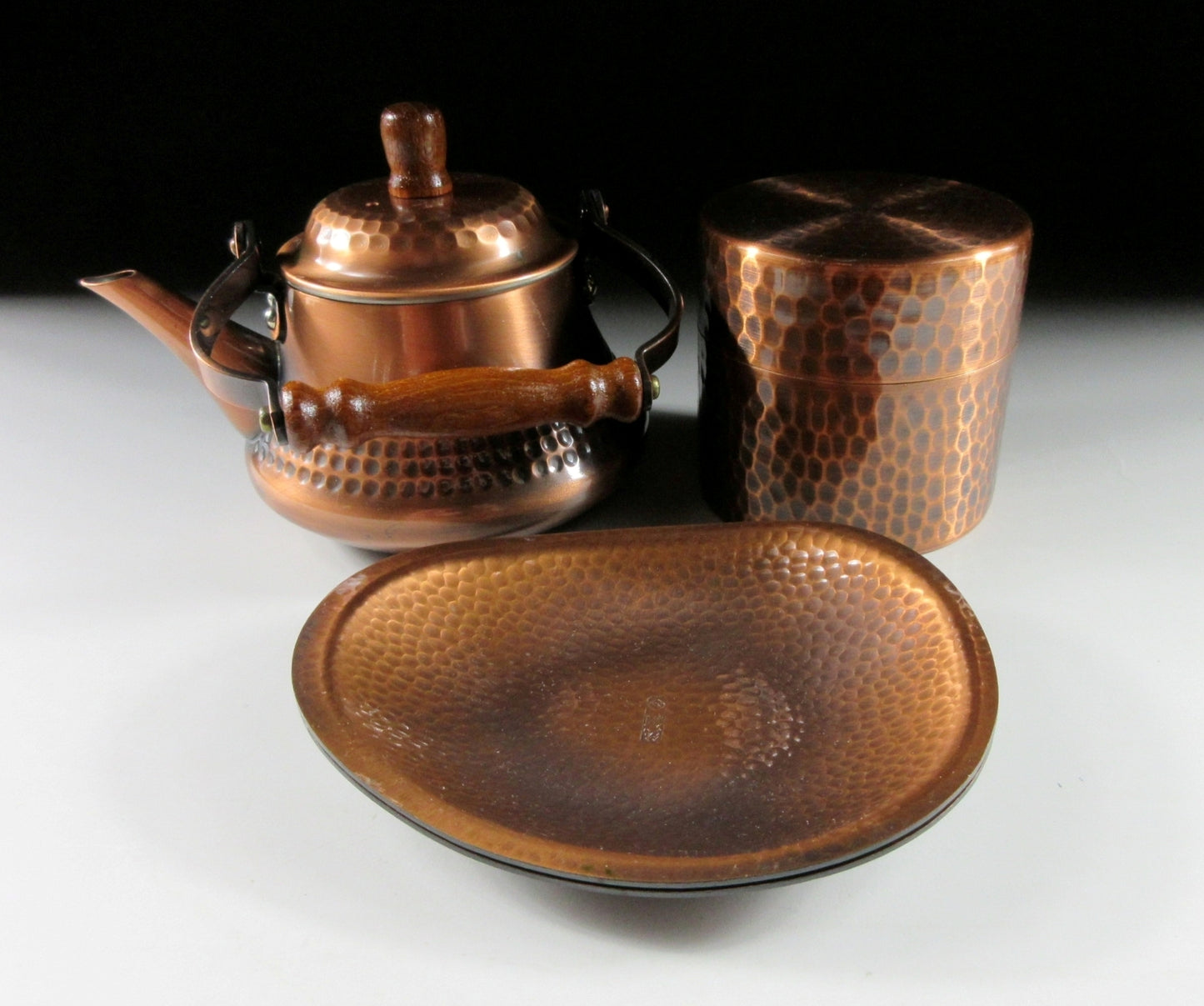 Vintage Tsuiki-doki Copper Tea Set