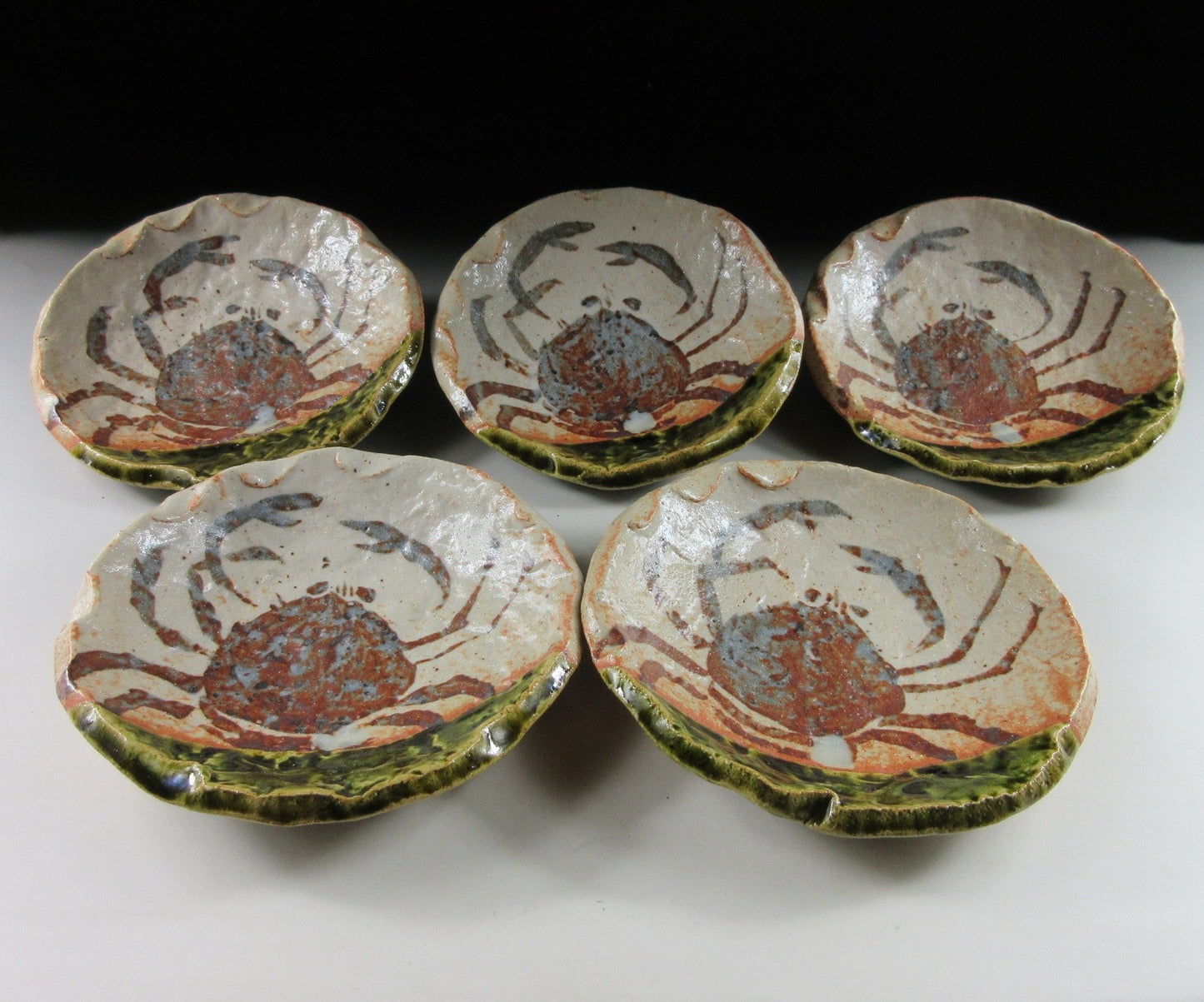 Tamaoki Yasuo Rosanjin Crab Plates