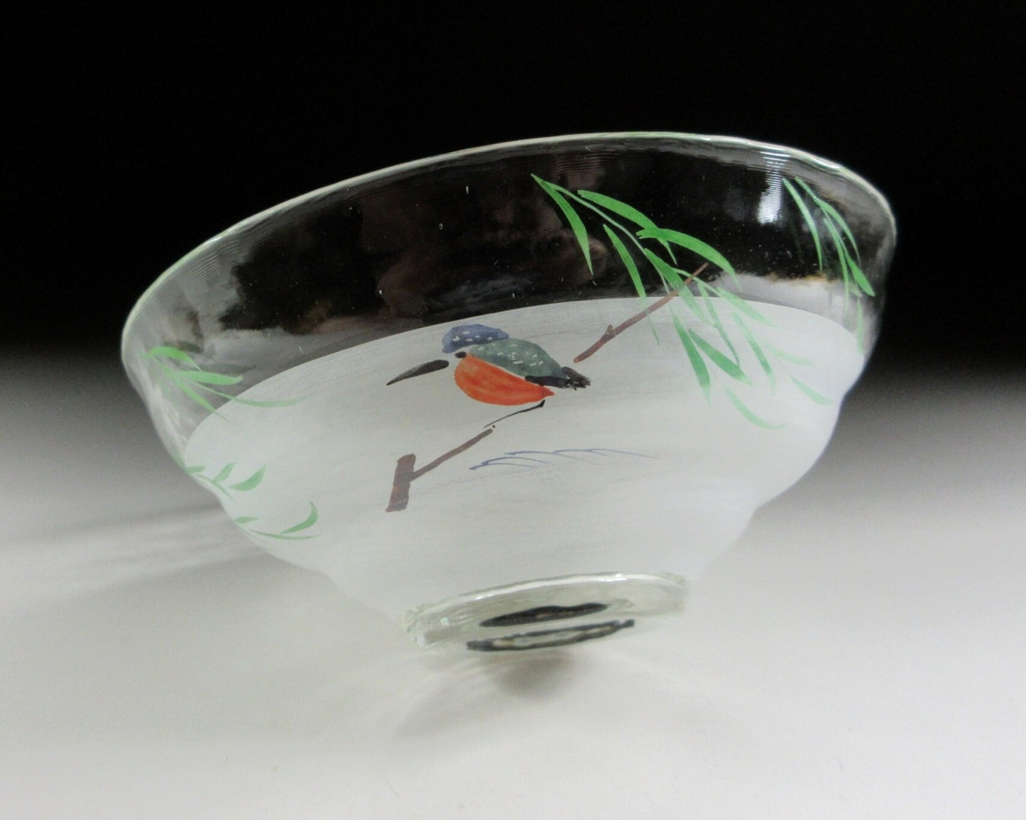 Yagi Kaiho Kingfisher Chawan and Kusenaoshi