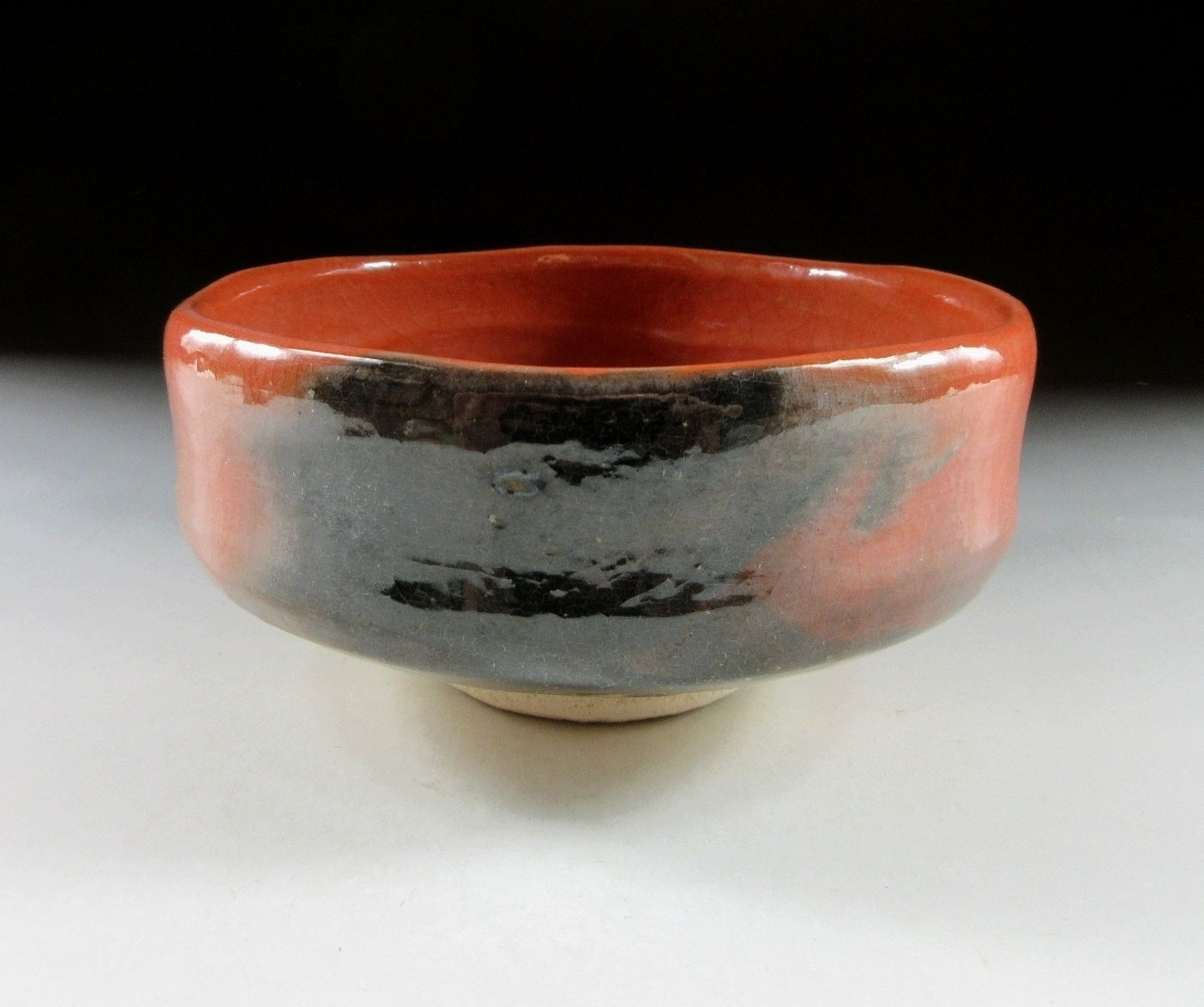 Katsura Gama Aka Raku Chawan