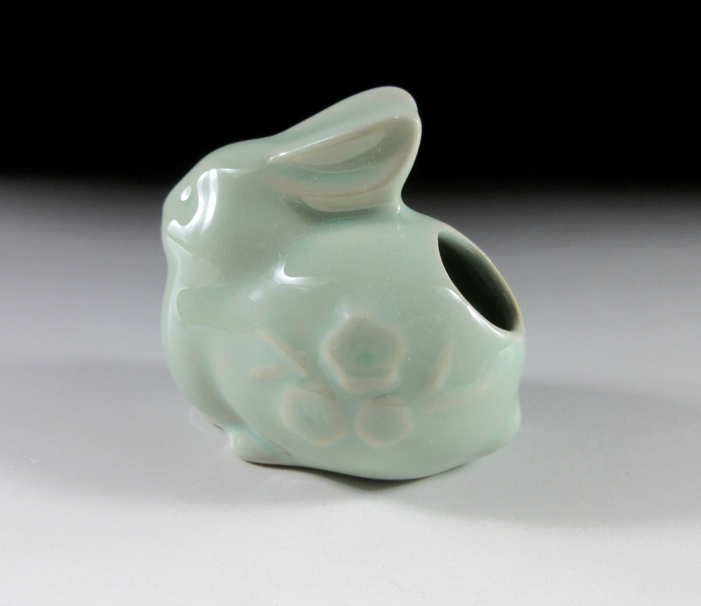 Celadon Year of the Rabbit Toothpick Holder