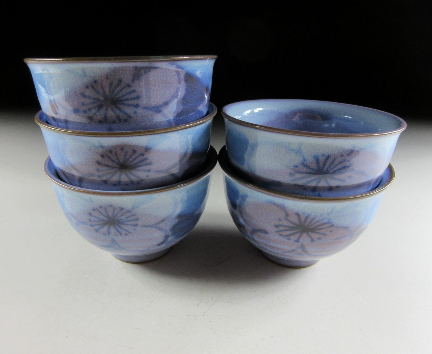 Hagi-ware Ume Sencha Teacups