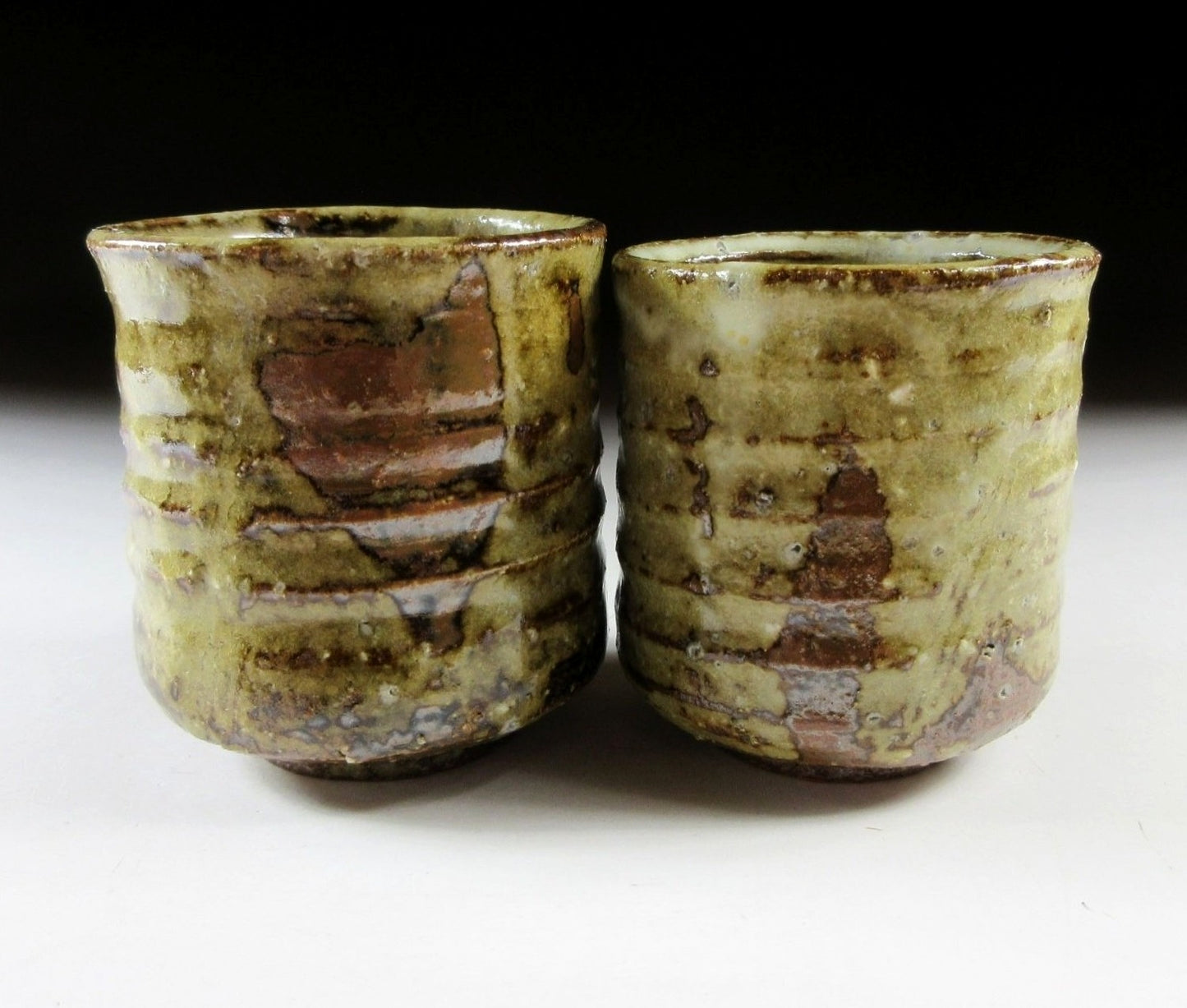 Tanba-ware Yunomi Tea Cups