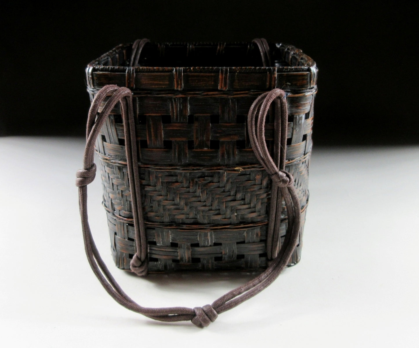 Vintage Bamboo Basket Accessory
