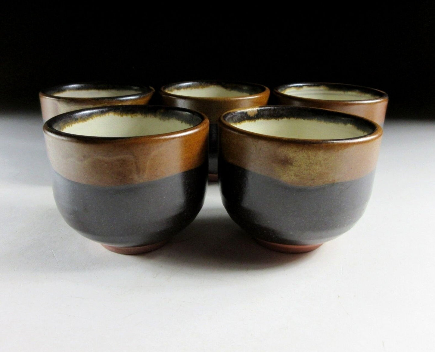 Set of Five Satsuma-ware Tea Cups