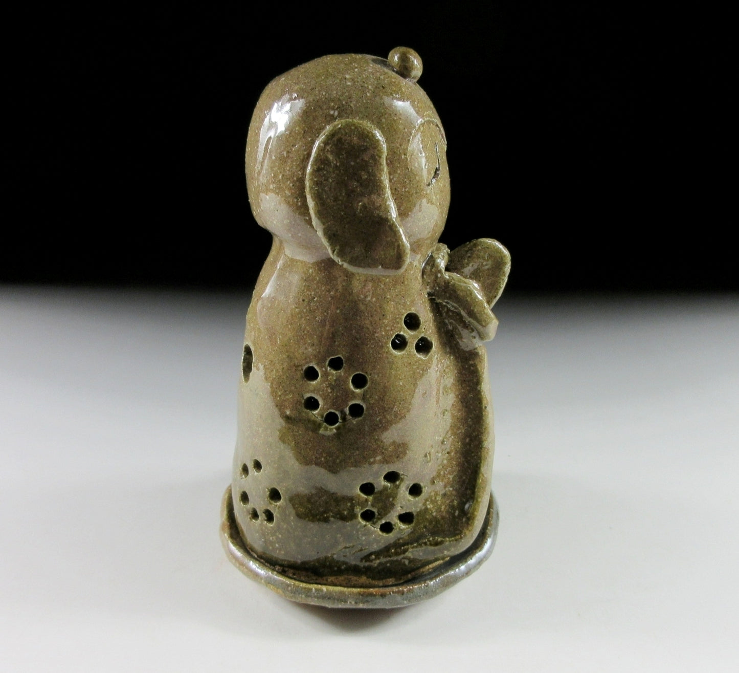 Mashiko-ware Jizo Cone Incense Burner #2