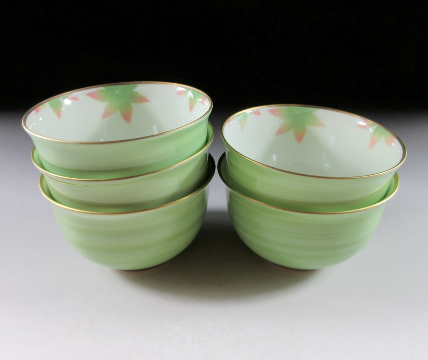 Fukagawa Porcelain Kaede Sencha Tea Cups