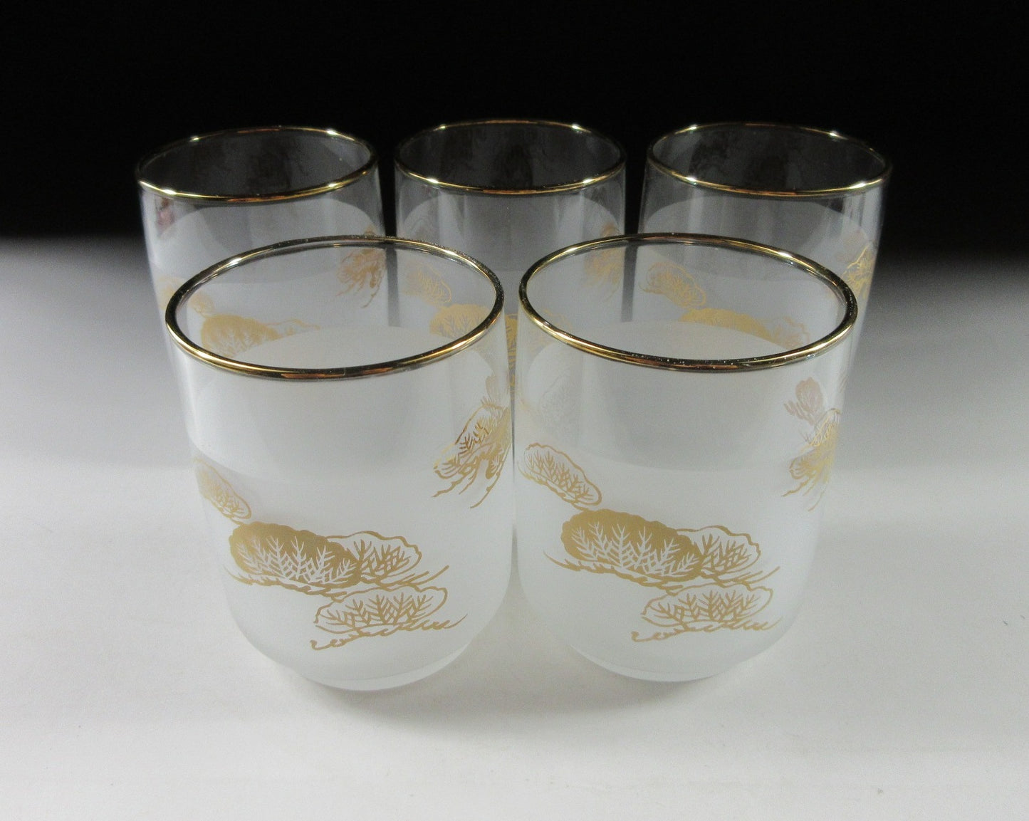 Set of Five Iced Tea Glasses