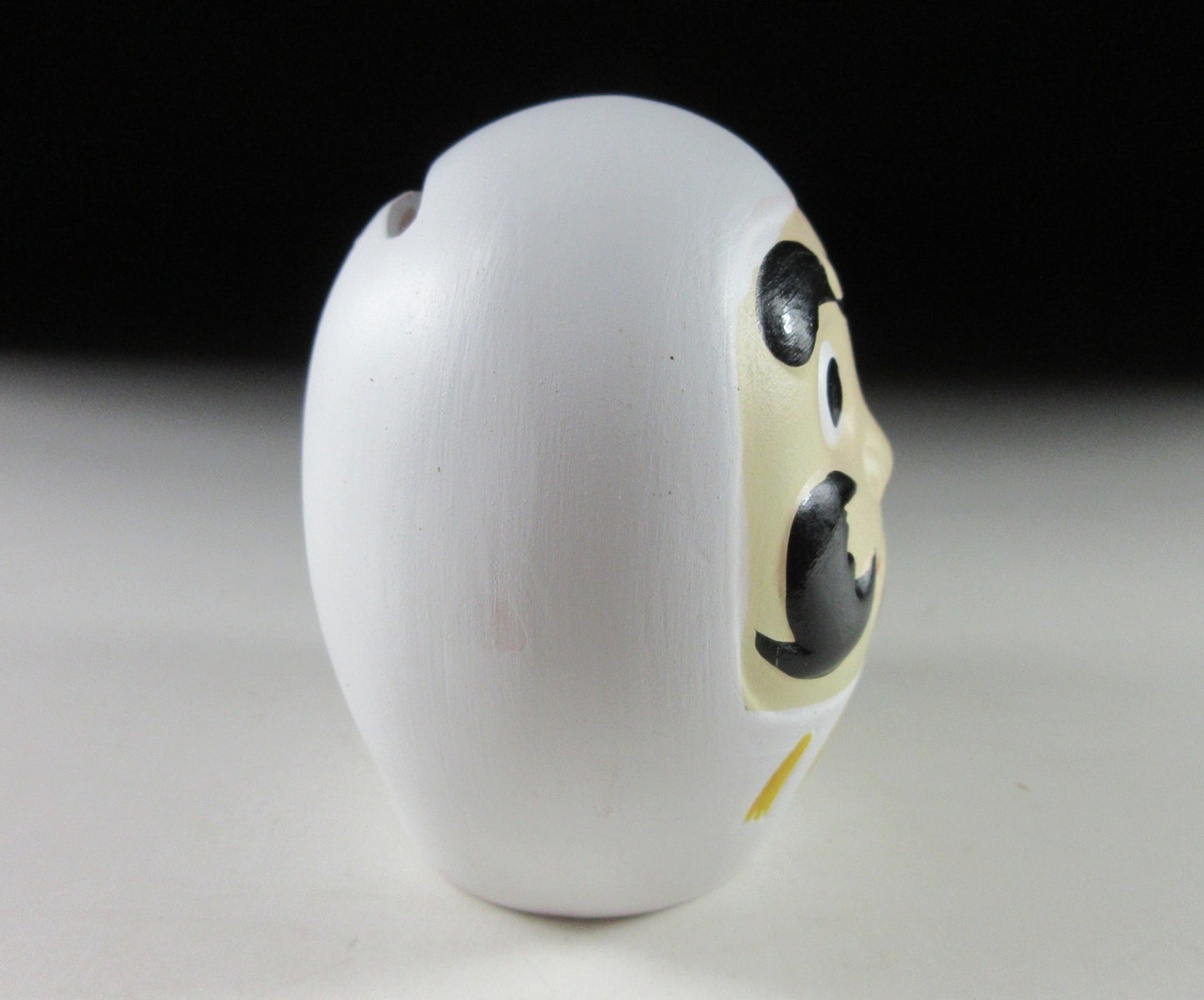 Small White Daruma Moneybox