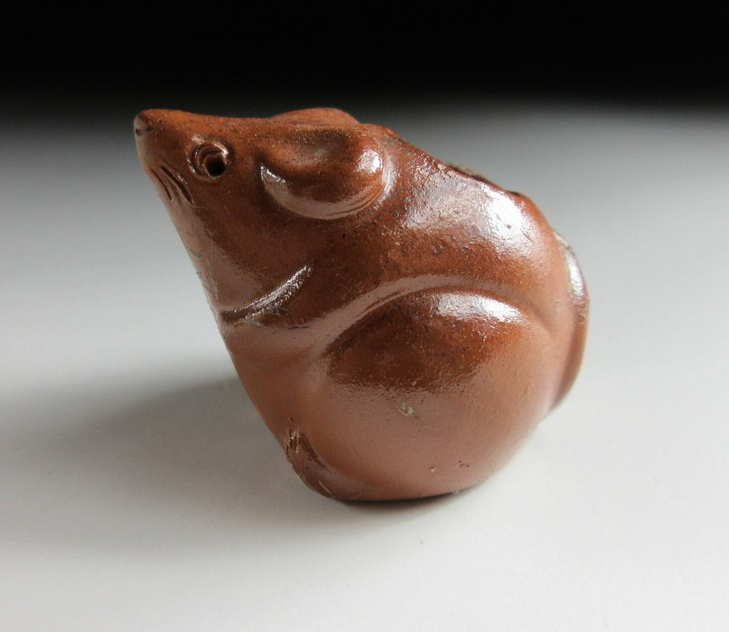 Bizen Year of the Rat Toothpick Holder