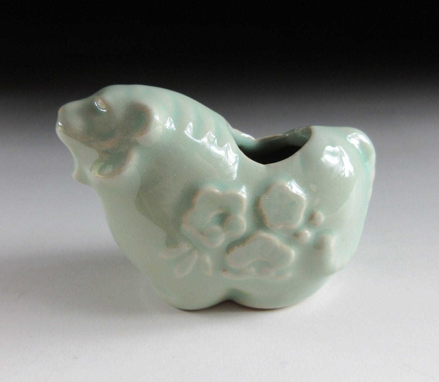 Celadon Year of the Tiger Toothpick Holder