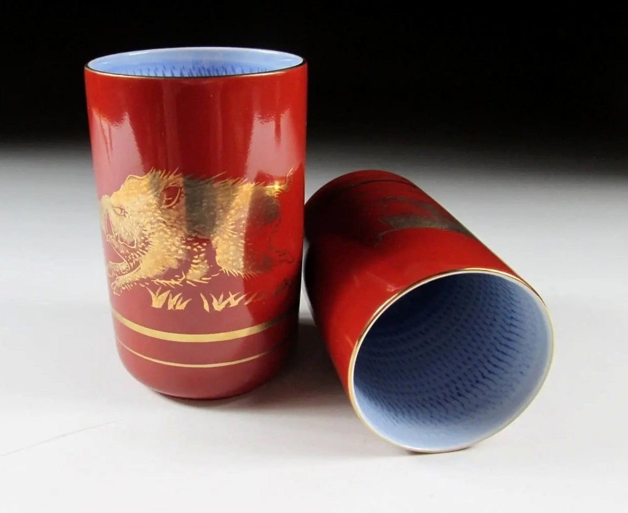 Kutani Year of the Boar Yunomi