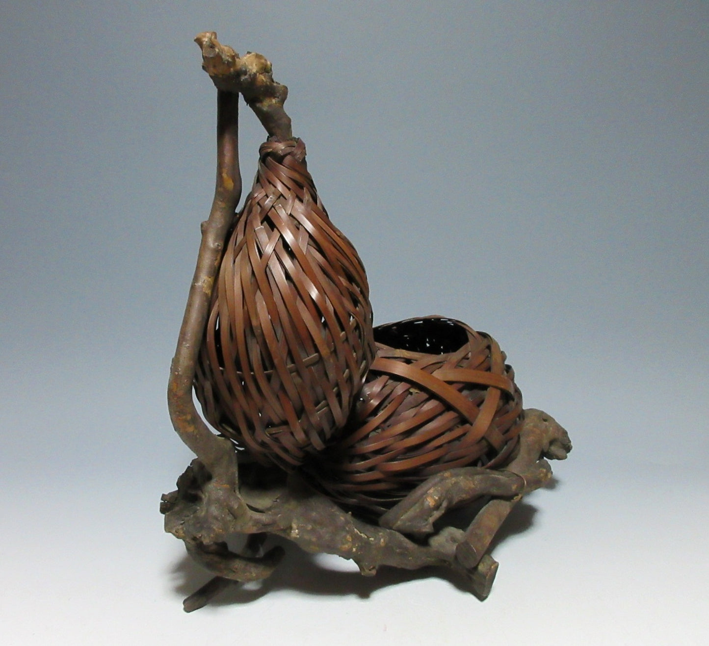 Double Gourd Ikebana Basket