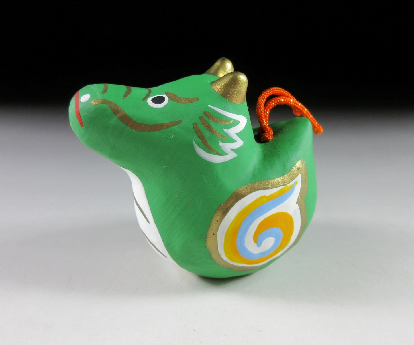 Small Papier-mâché Dragon Bell #1