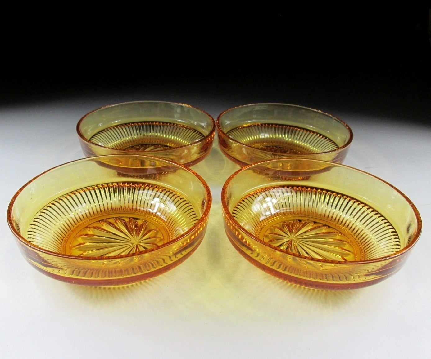 Set of four Showa Glass Bowls