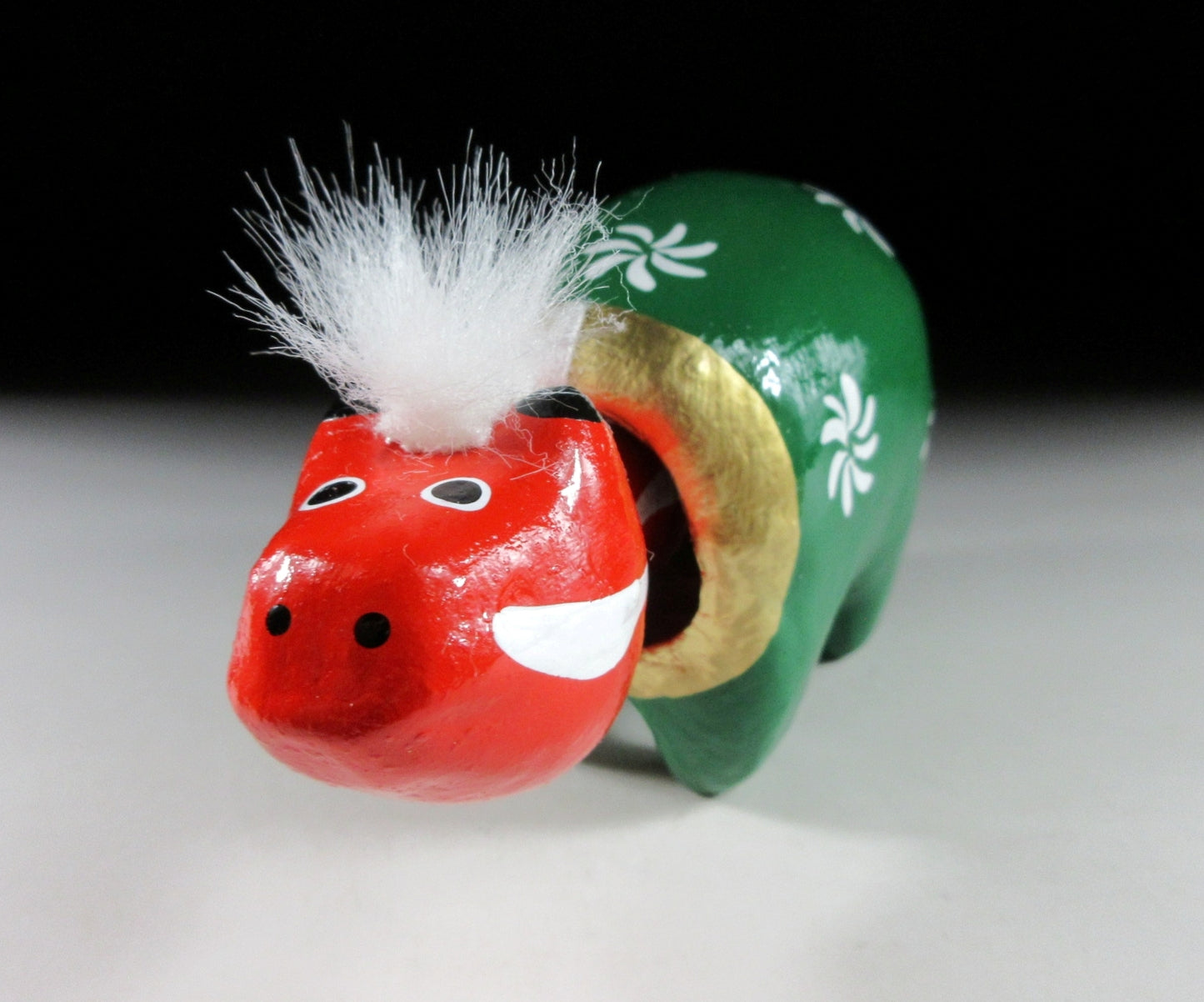 Papier-mâché Shishimai Akabeko #1