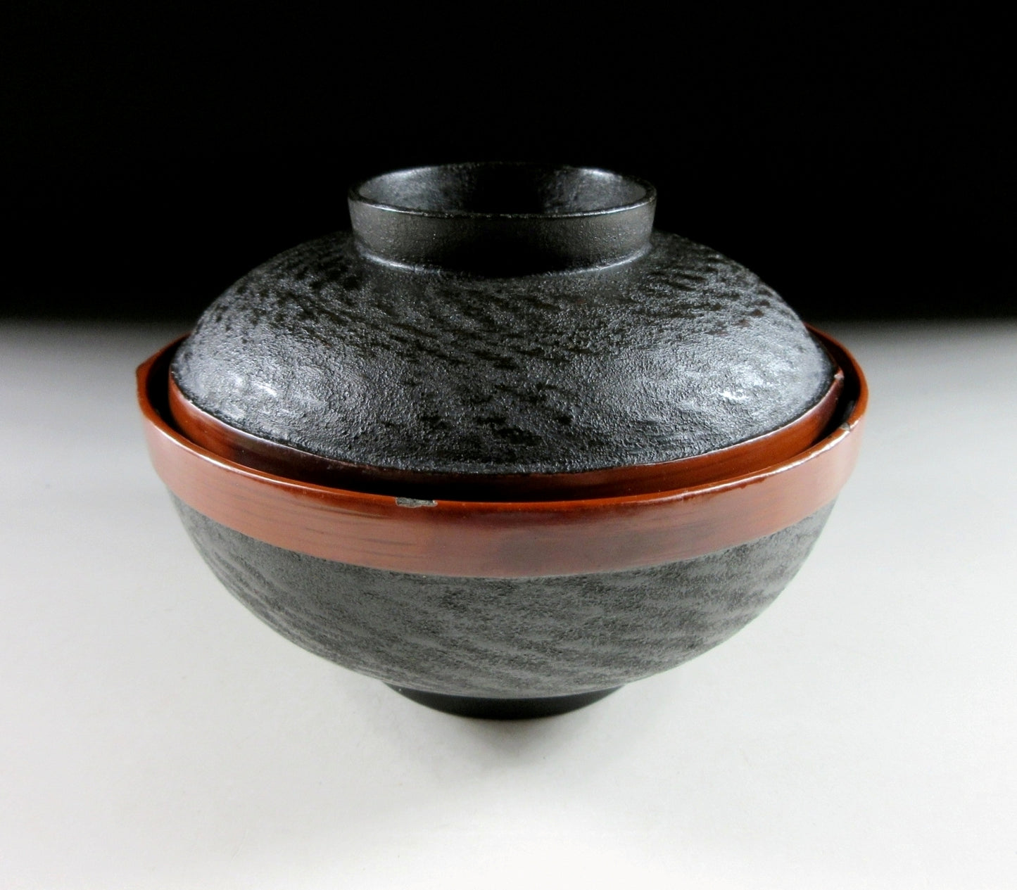 Niigata Take and Ishime-nuri Lacquerware Bowl