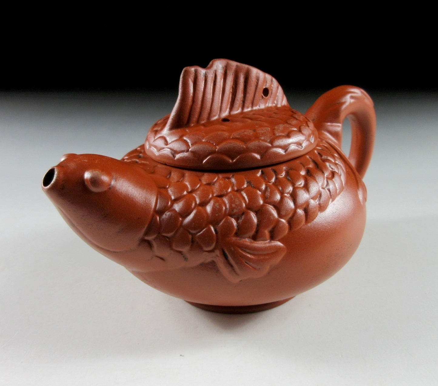 Very Small Yixing Style Fish Tea Pot