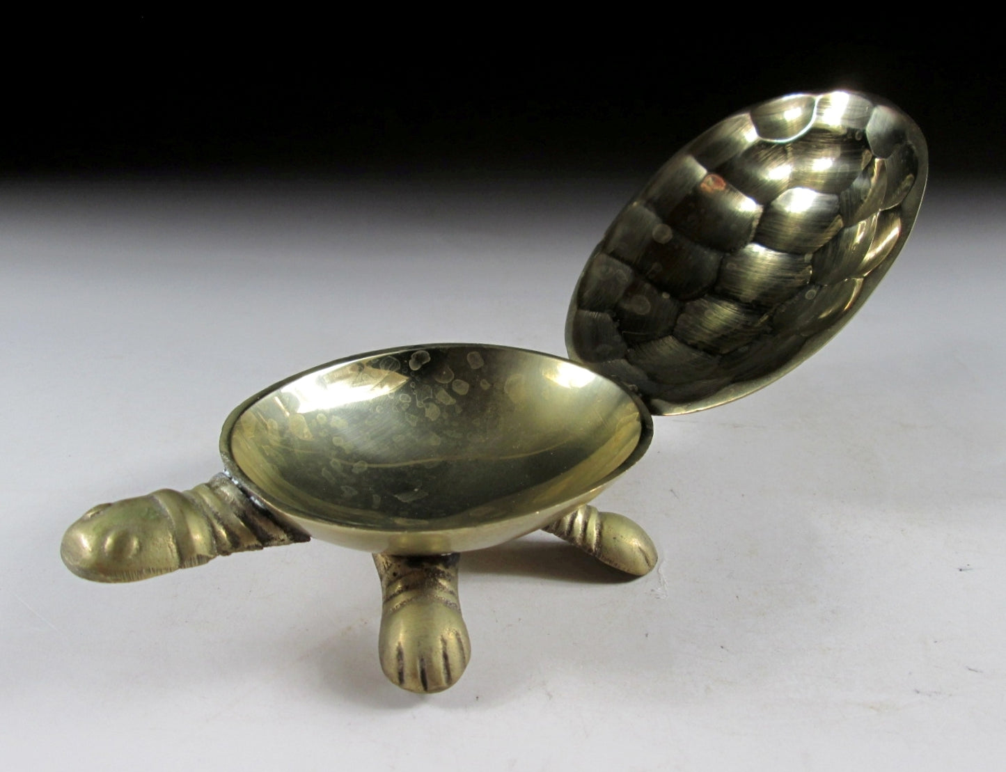 Small Brass Trinket Box from India