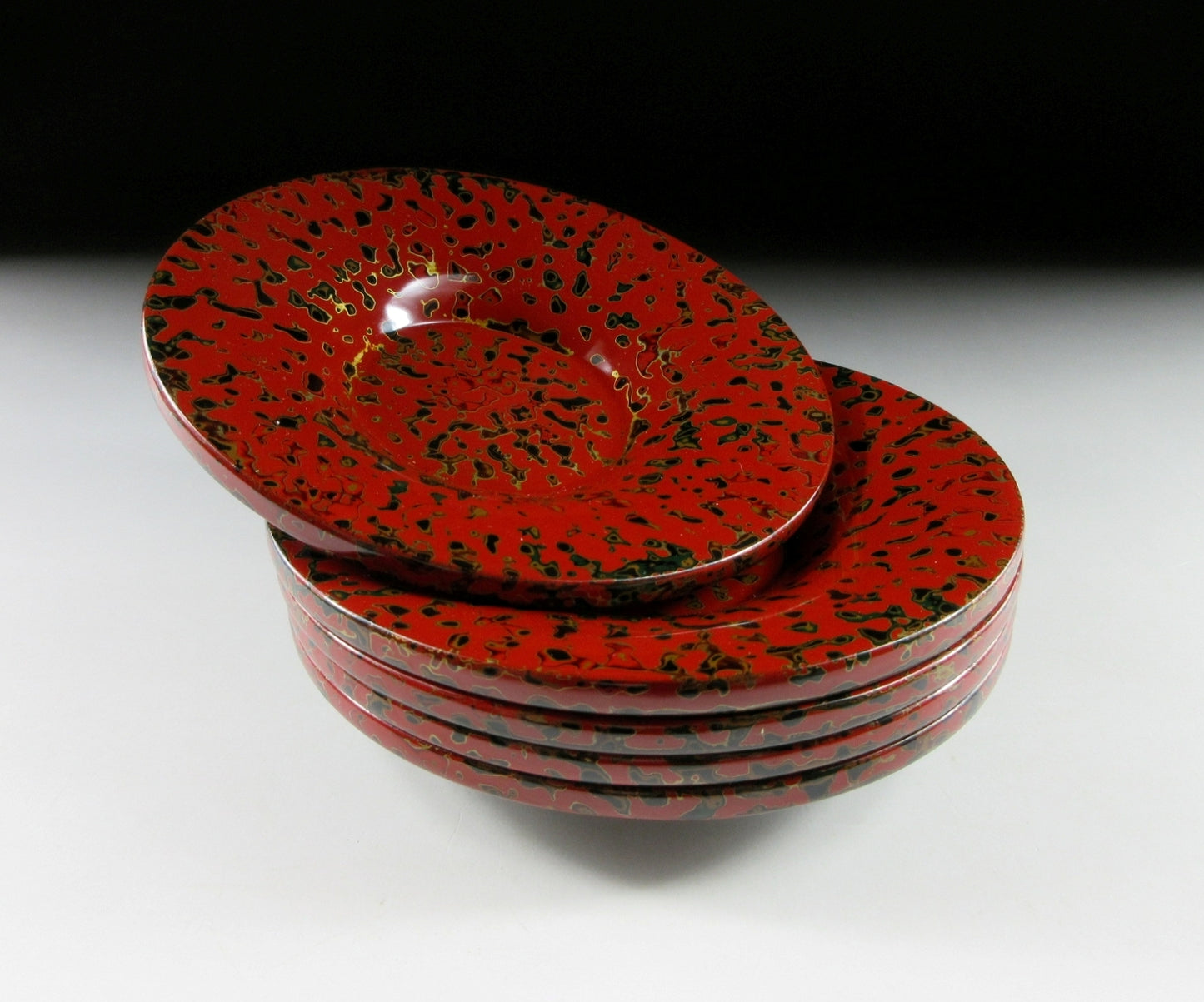 Five Tsugaru-nuri Chataki