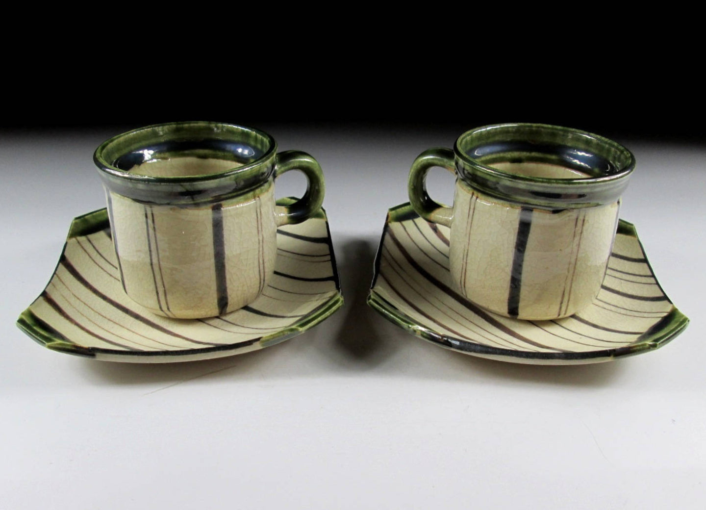 Oribe Espresso Cup and Saucers