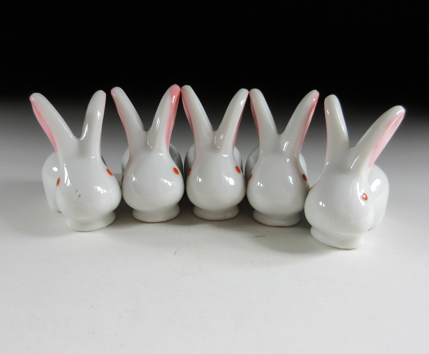 Set of Five Rabbit Chopstick Rests