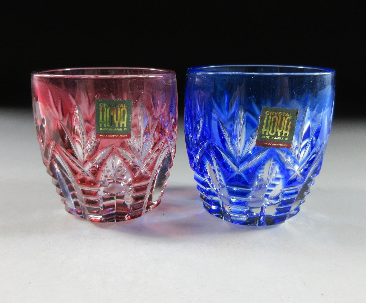 HOYA Japan Kiriko Sake Glasses