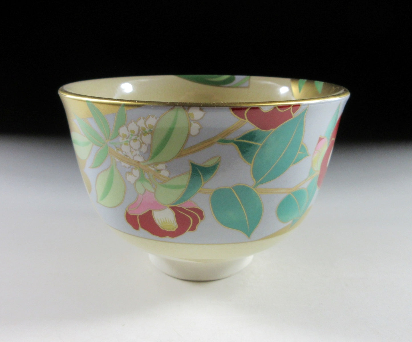 Kuwano Mutsuko 'Gosho no Hana' March Chawan