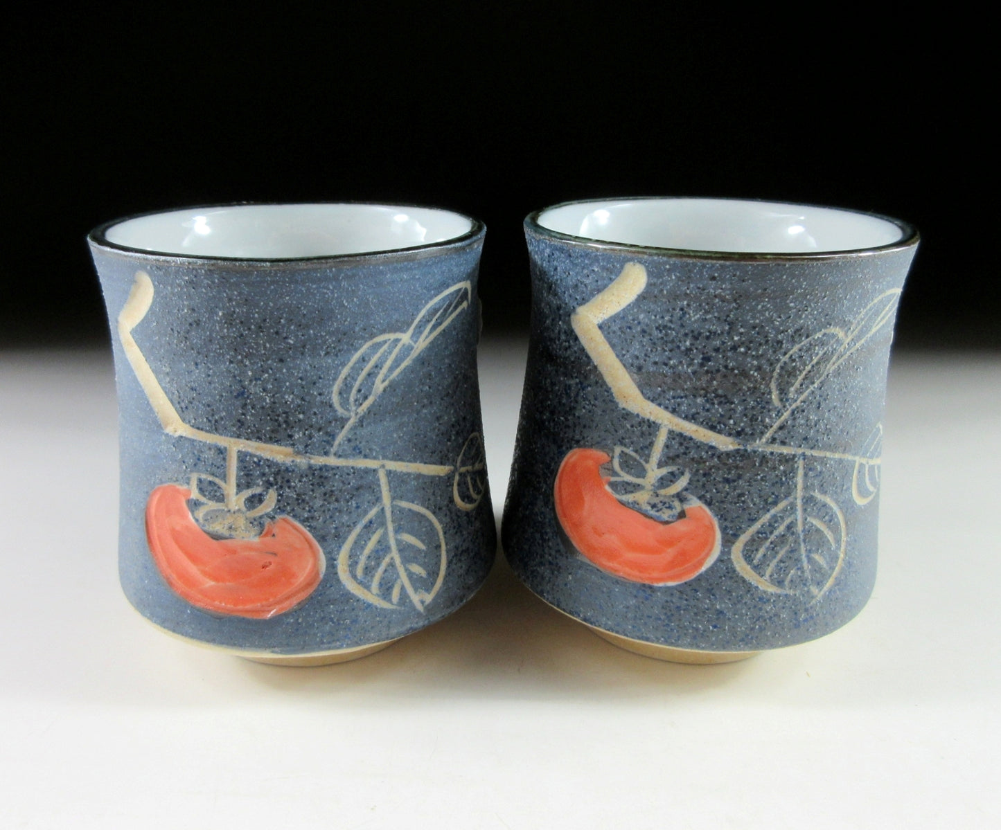 Pair of Mino-ware Yunomi