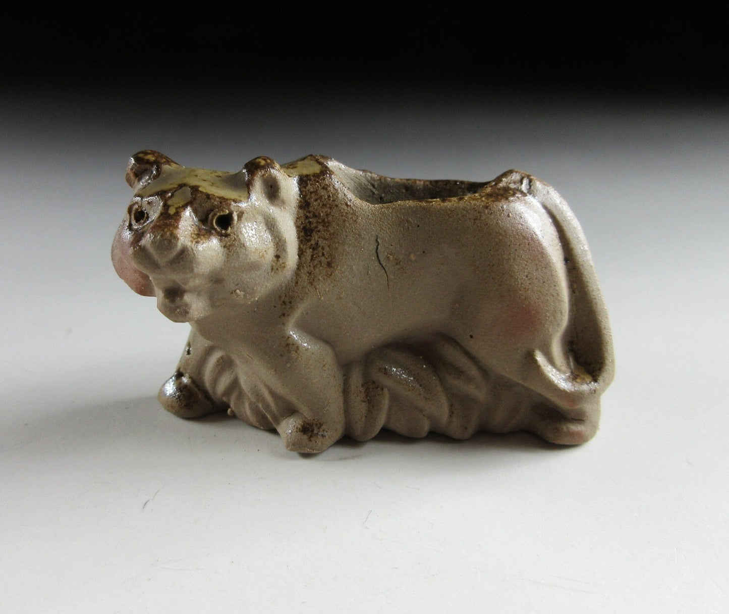 Bizen Tiger Toothpick Holder #2