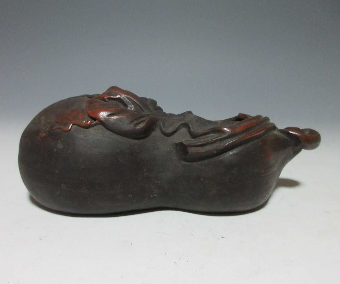 Old Bizen-ware Hyotan-gata Wall Vase