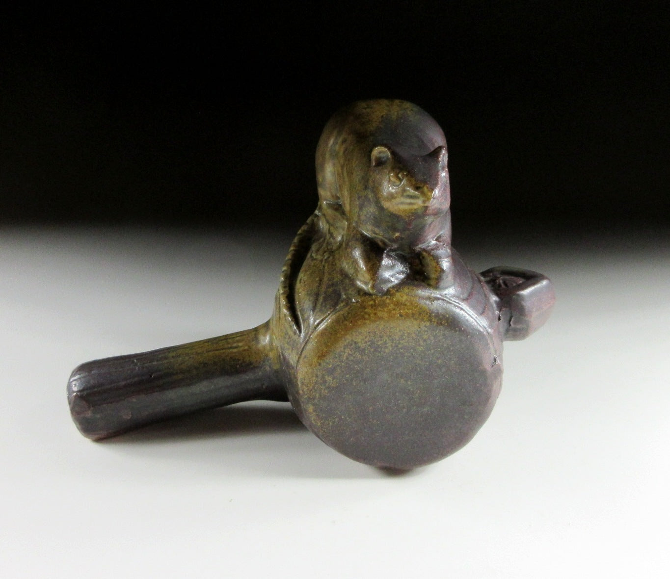 Bizen-ware Year of the Rat Okimono