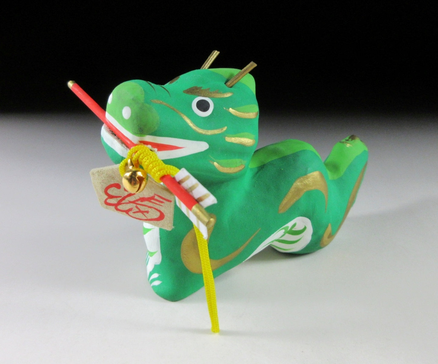 Small Papier-mâché Dragon with Arrow #1