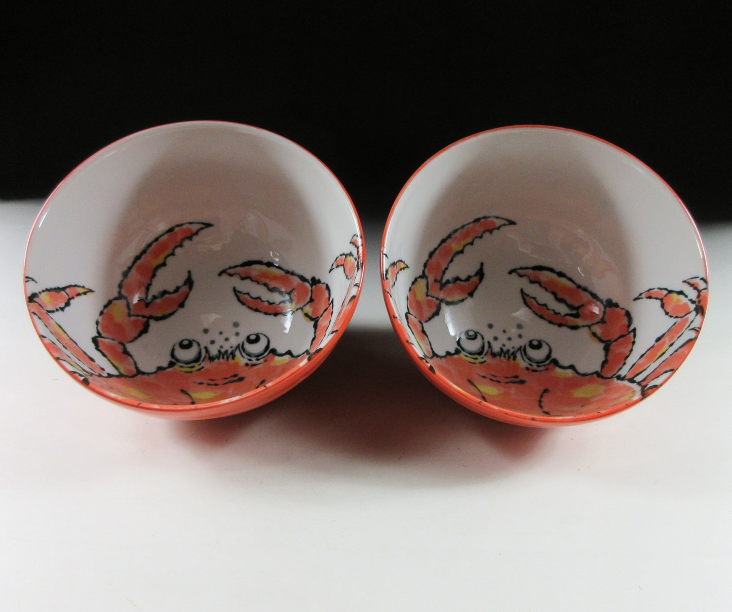 Pair of Seido Gama Crab Bowls