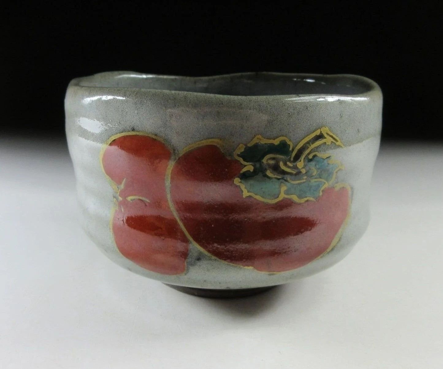Shibakusa Ryuzo Persimmon Chawan