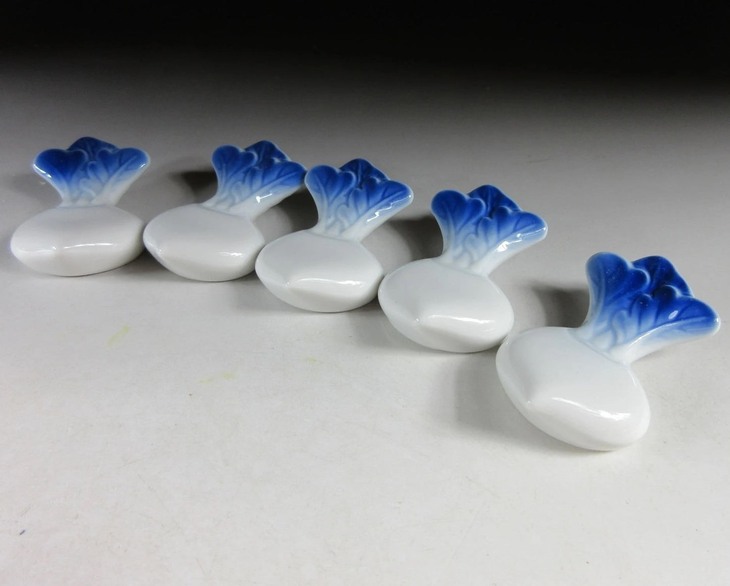 Set of Five Radish Chopstick Rests