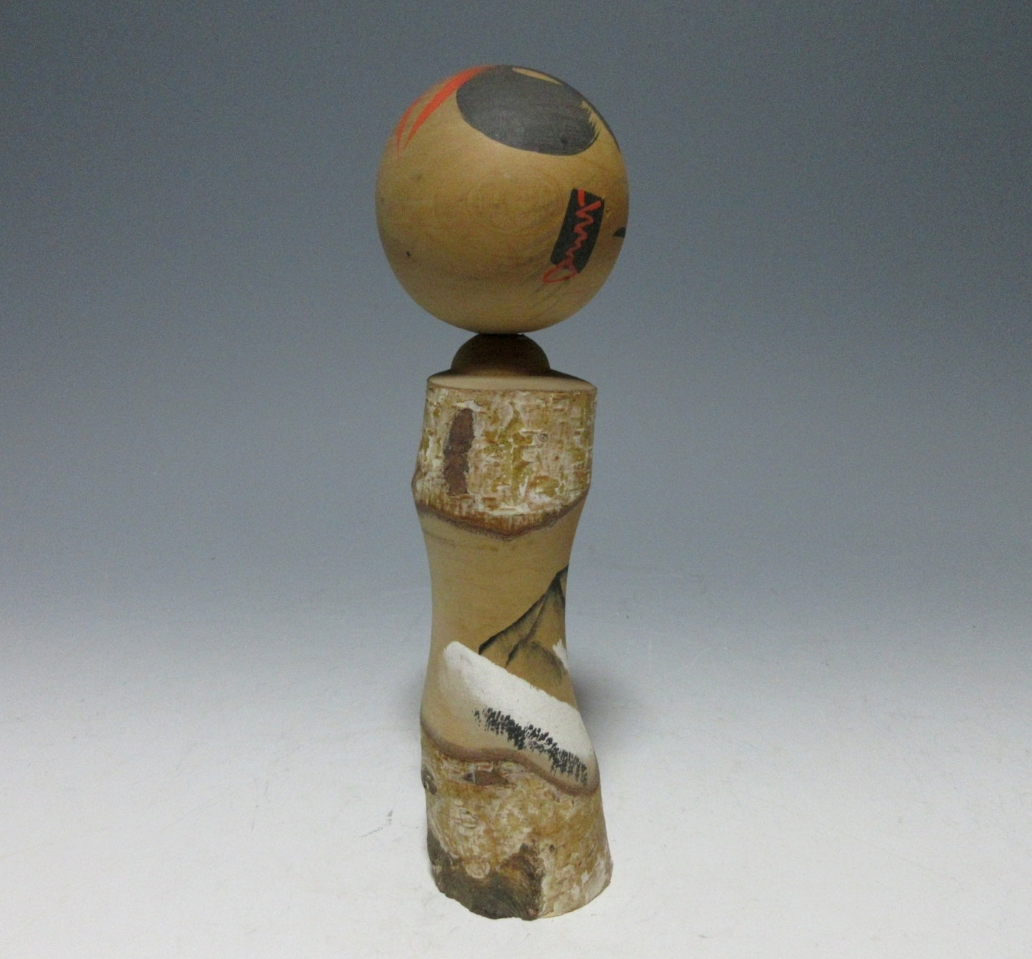 Vintage White Birch Kokeshi