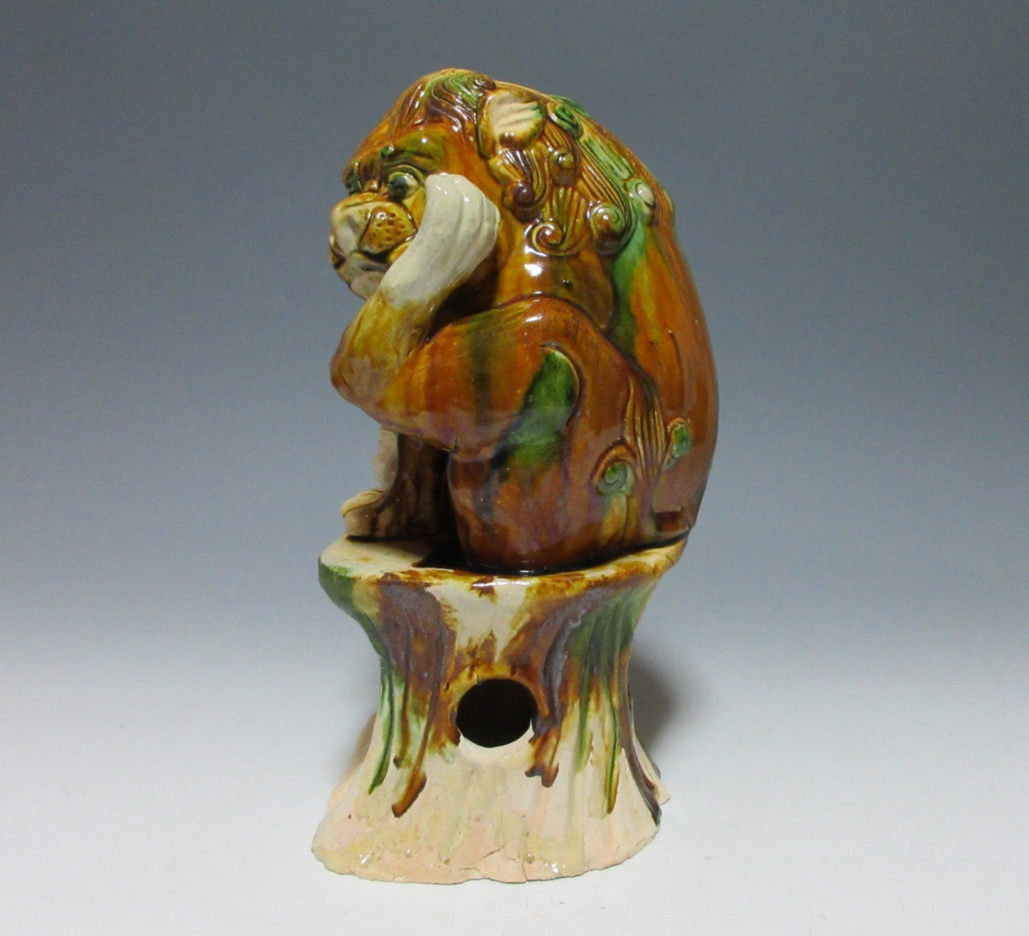 Chinese Tang Sancai Glaze Lion Ornament