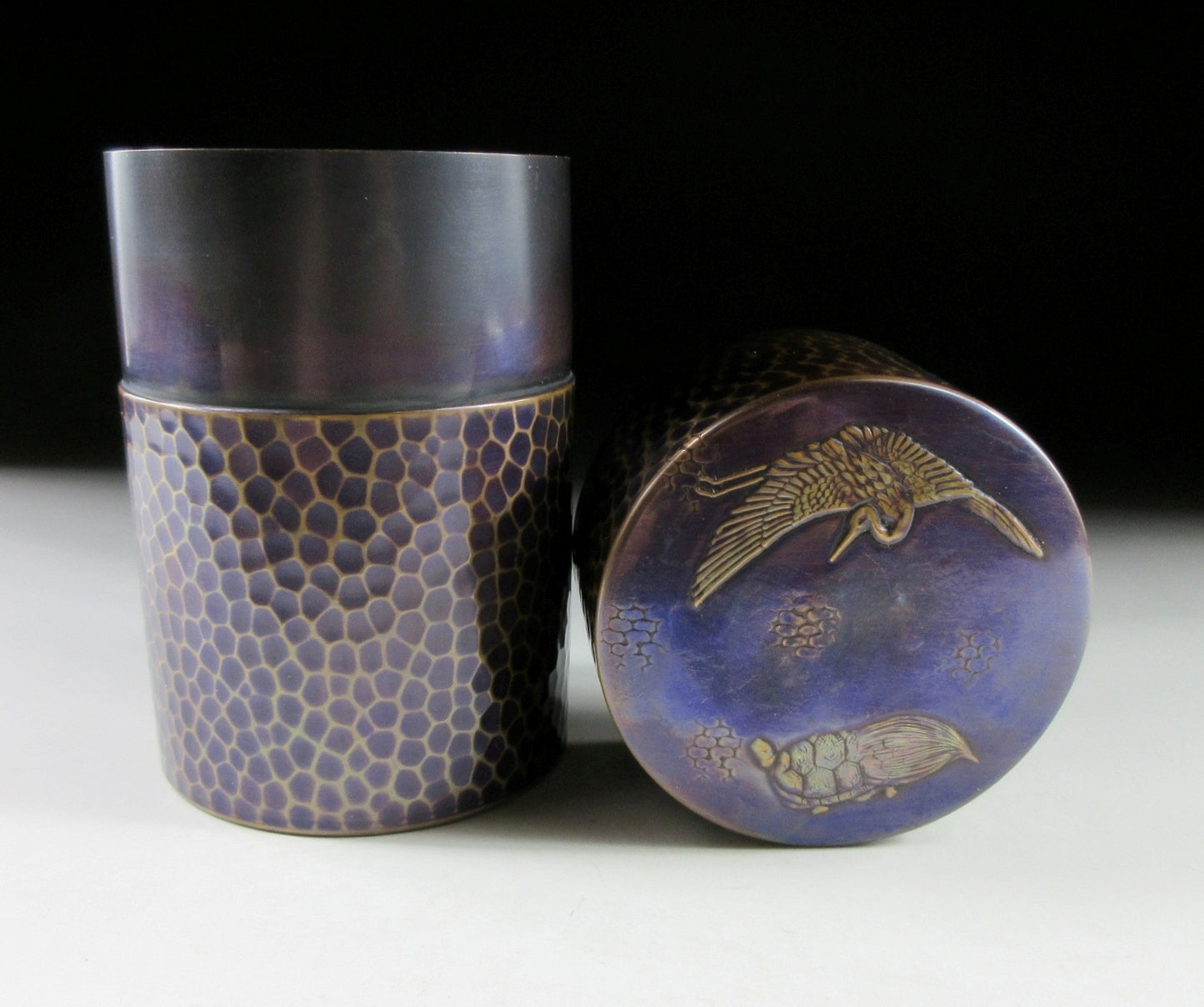 Echigo Tsubame Copper Chazutsu Tea Caddy