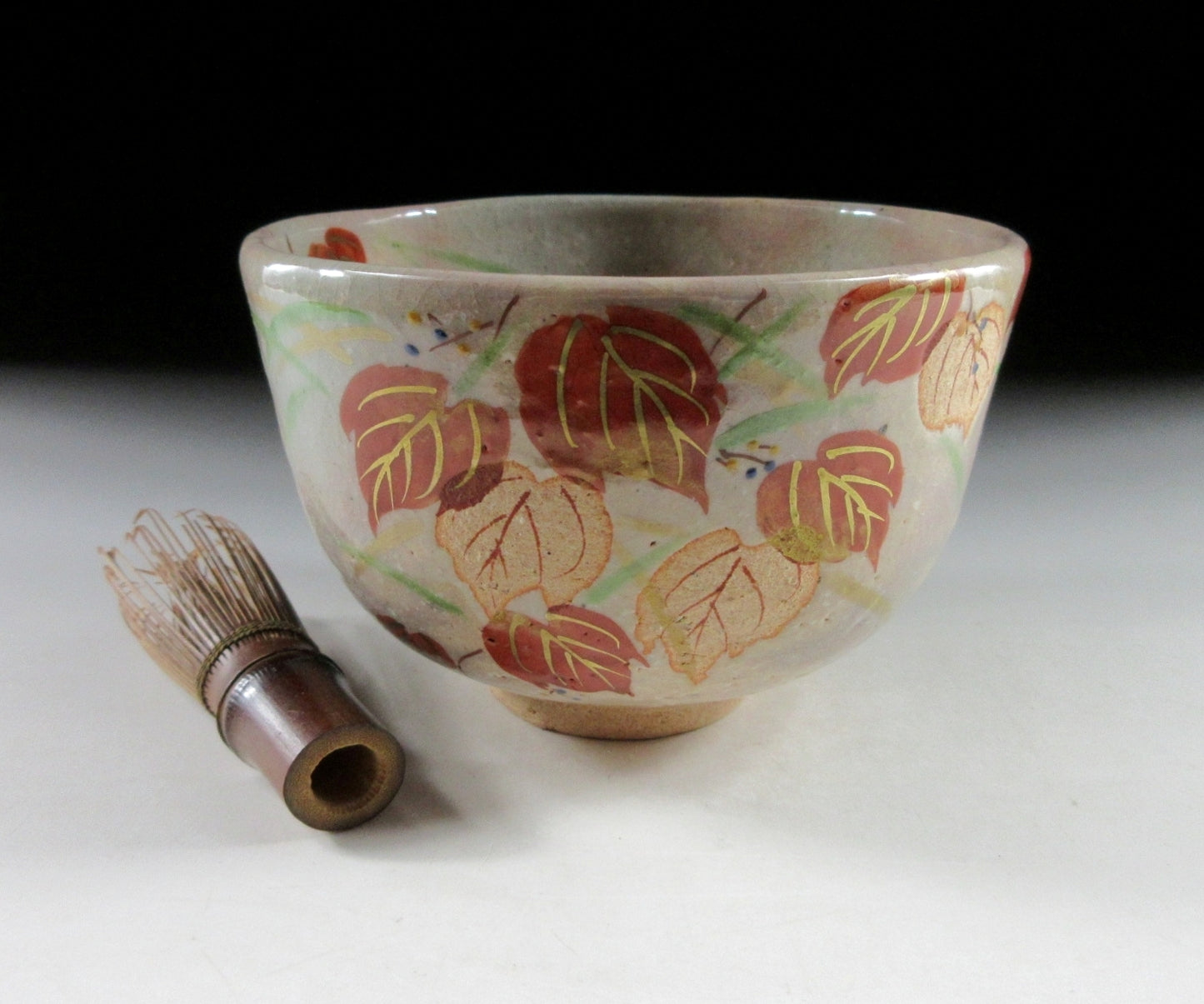 Yagi Kaiho Autumn Ivy Chawan