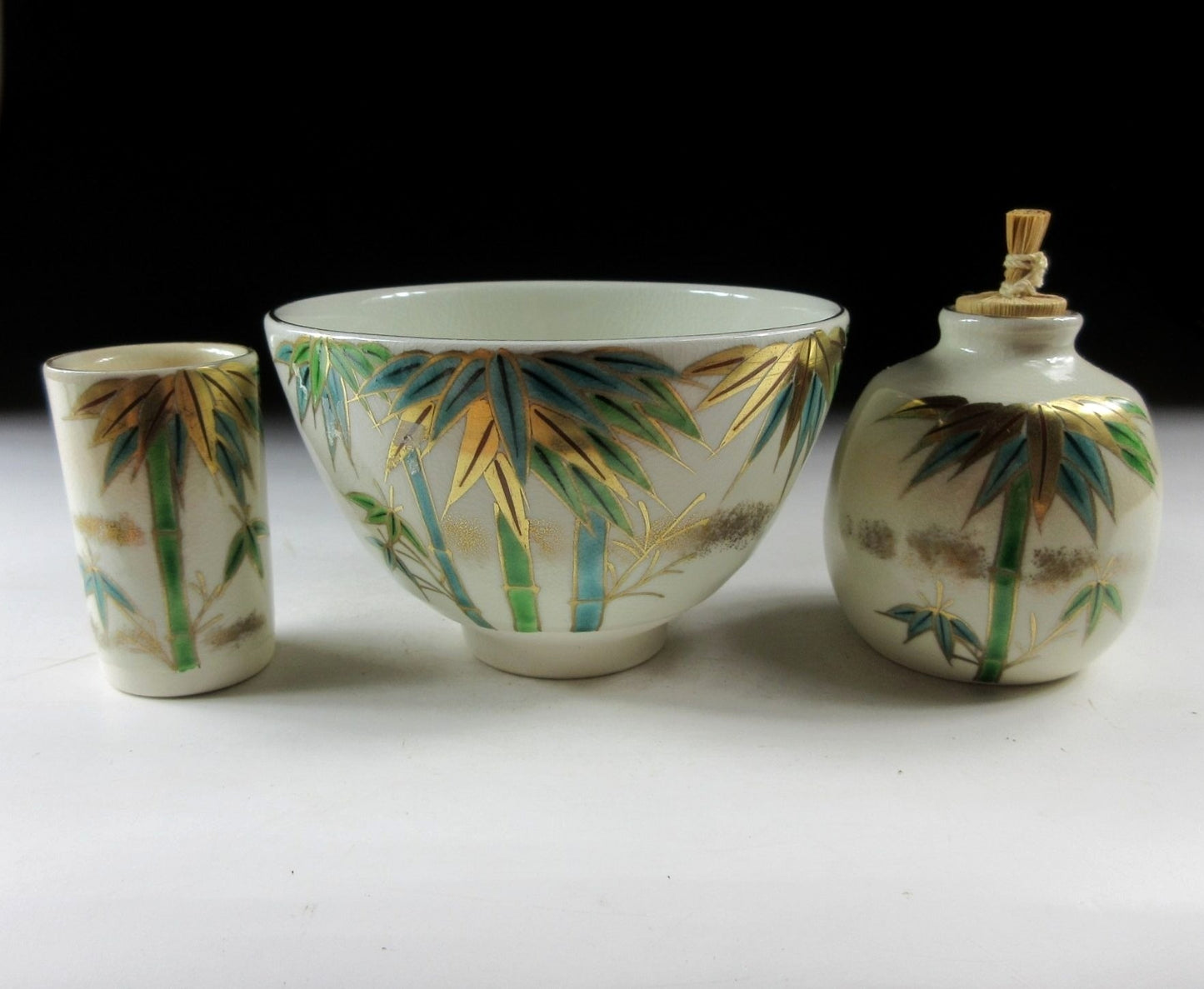 Tezuka Toho Three Piece Tea Bowl Set