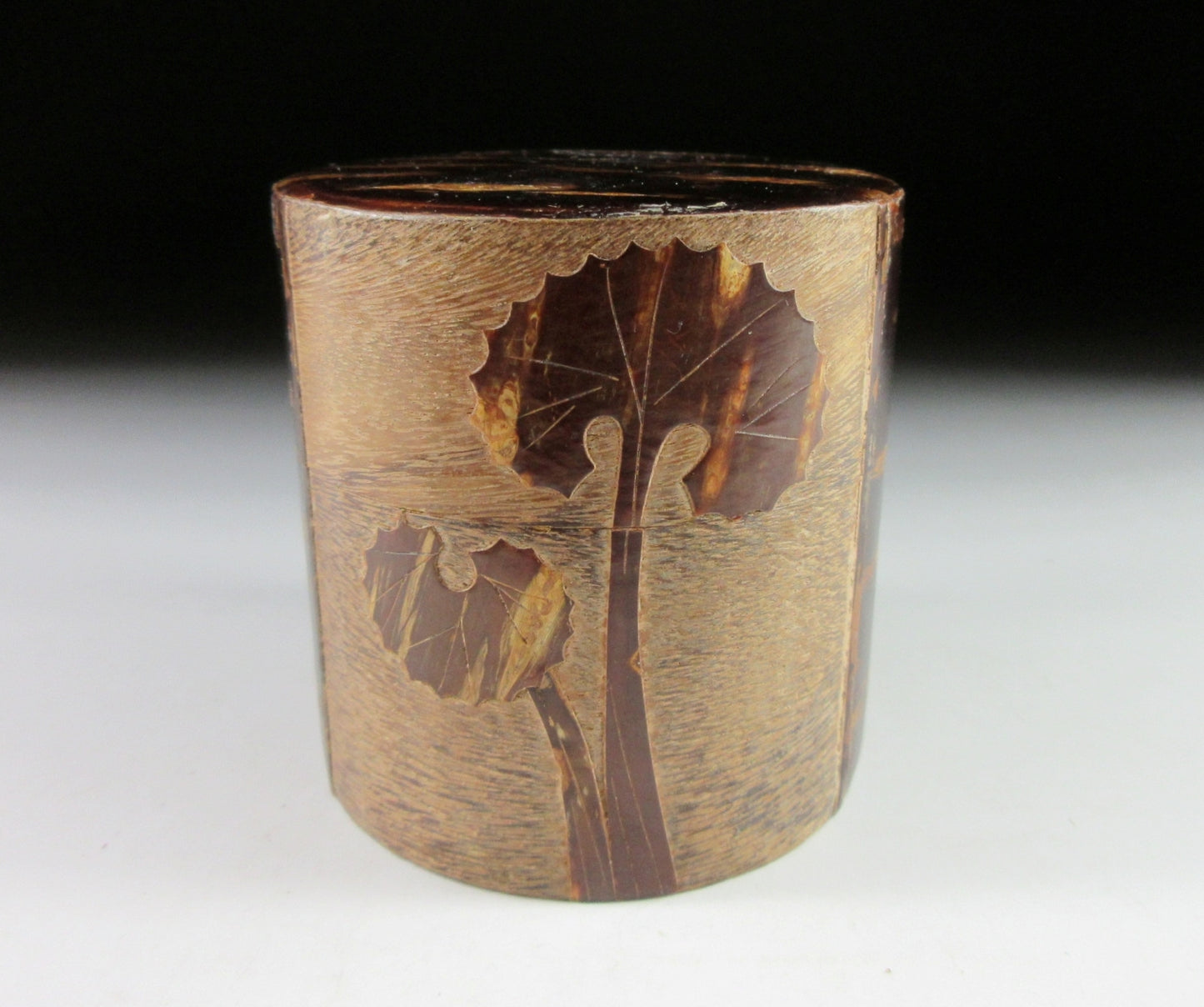 Kaba-zaiku Cherry Bark Tea Caddy with Scoop