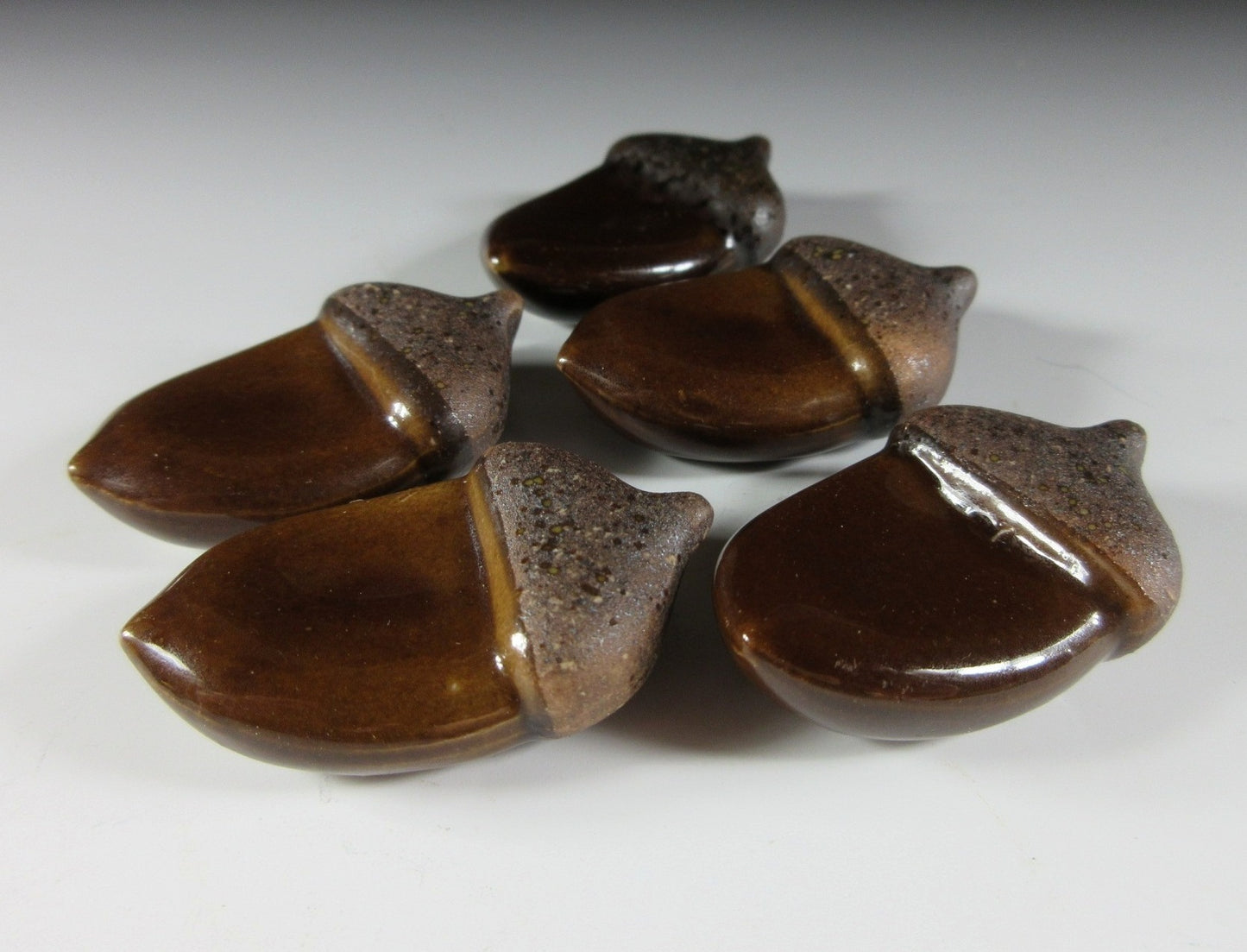 Set of Five Acorn Hashioki