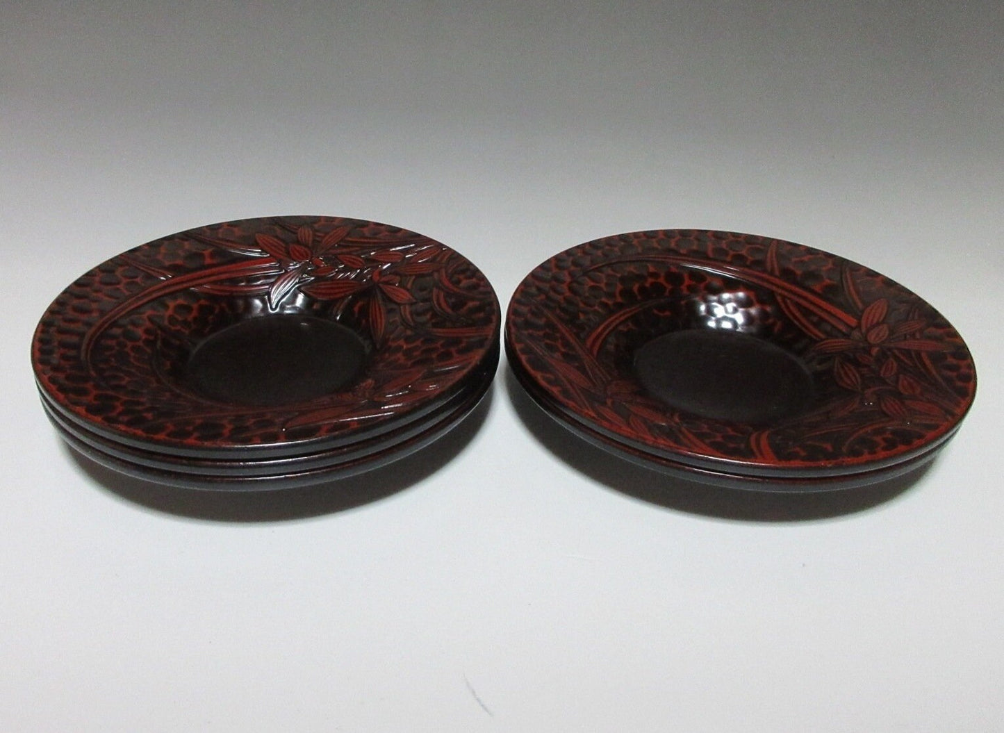 Set of Five Imitation Kamakura-bori Chataku