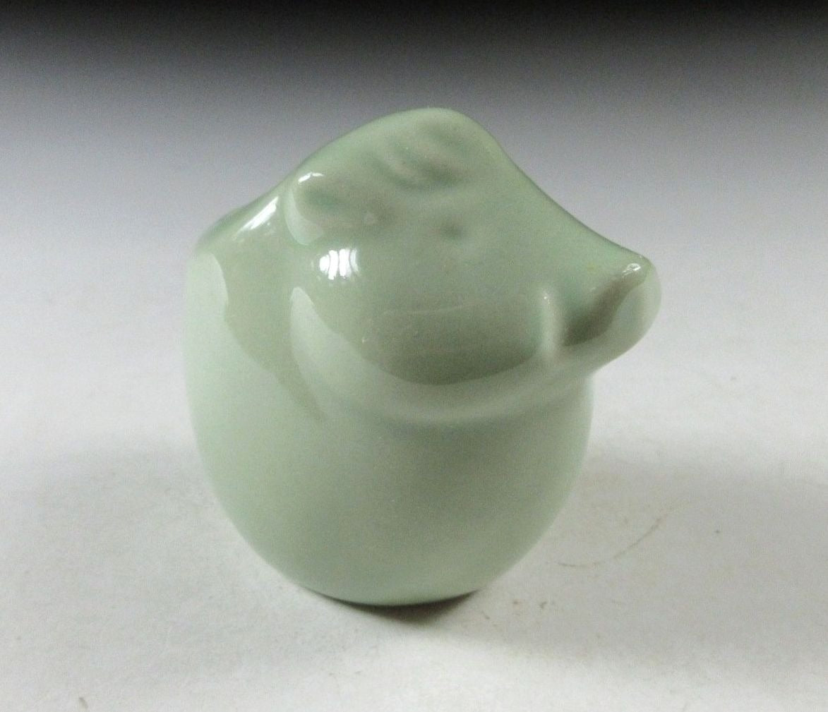 Celadon Year of the Boar Toothpick Holder