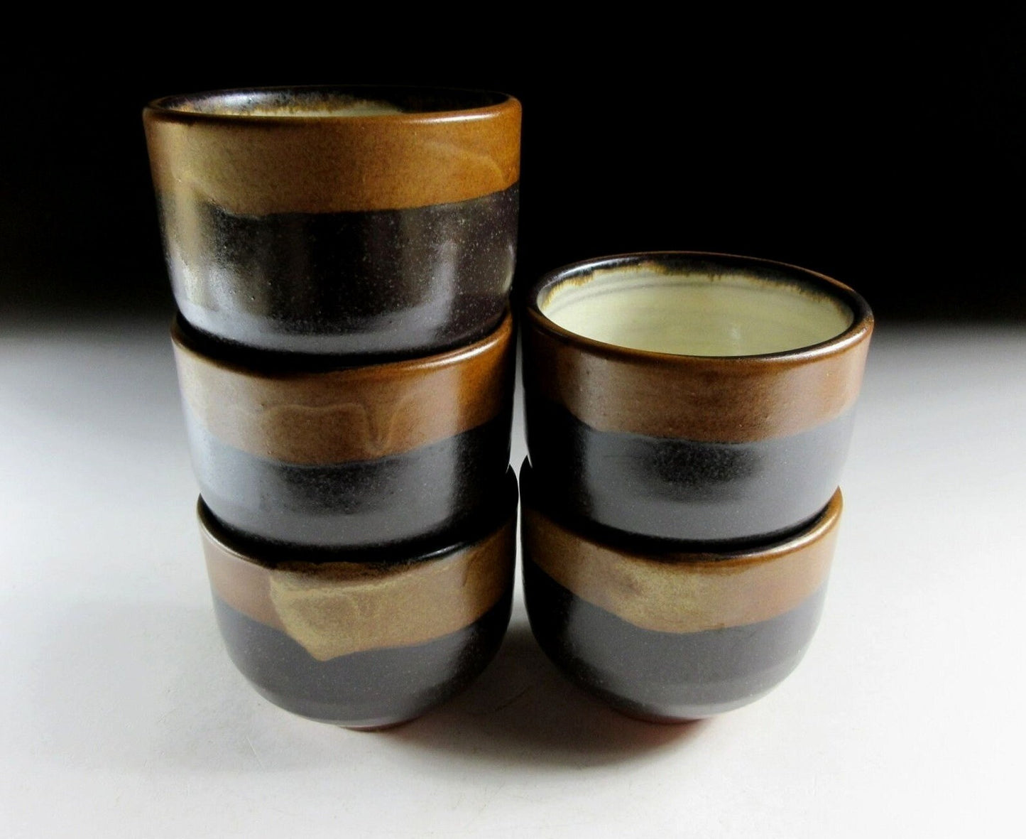 Set of Five Satsuma-ware Tea Cups