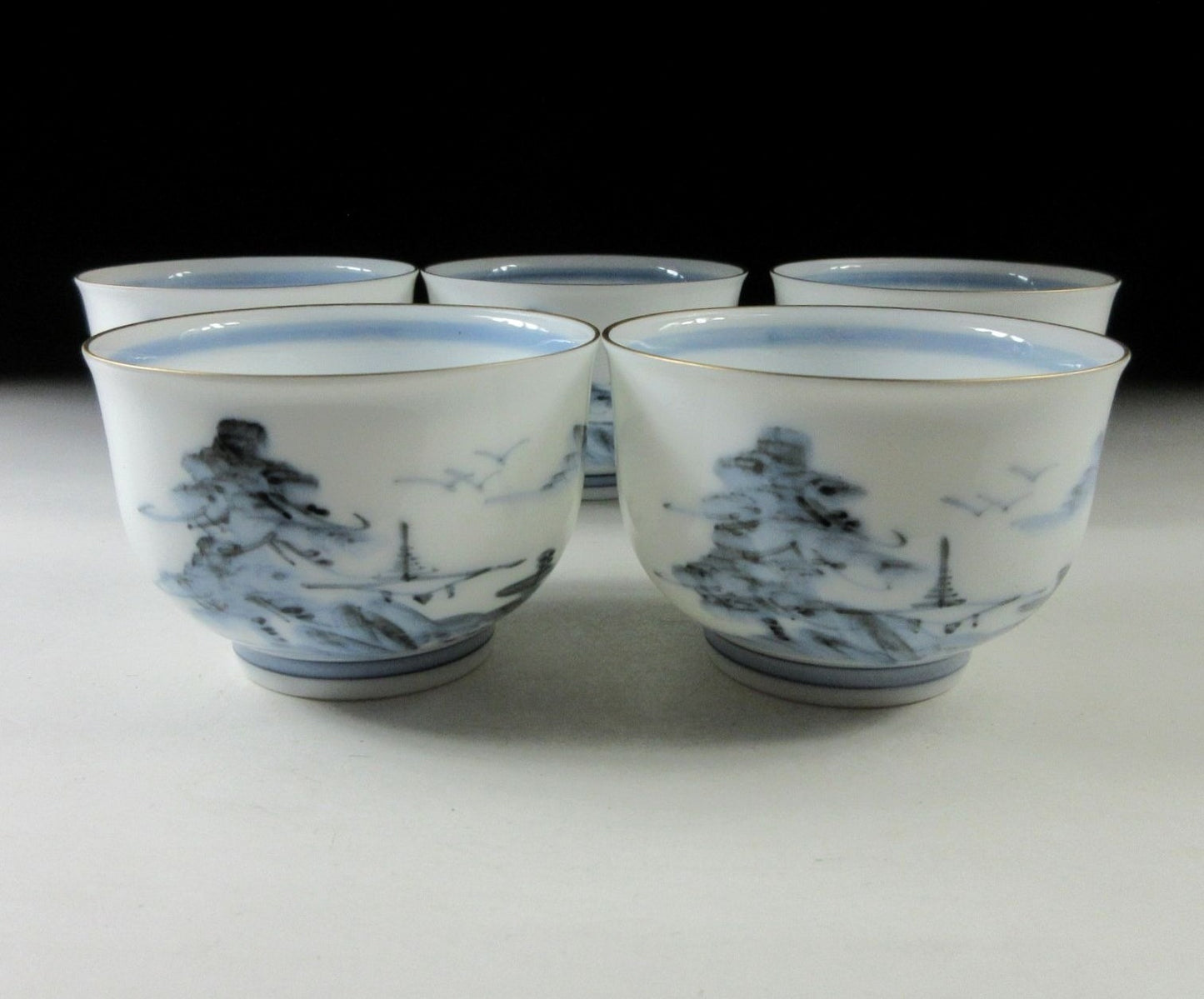Nishimine Gama Porcelain Sencha Cups
