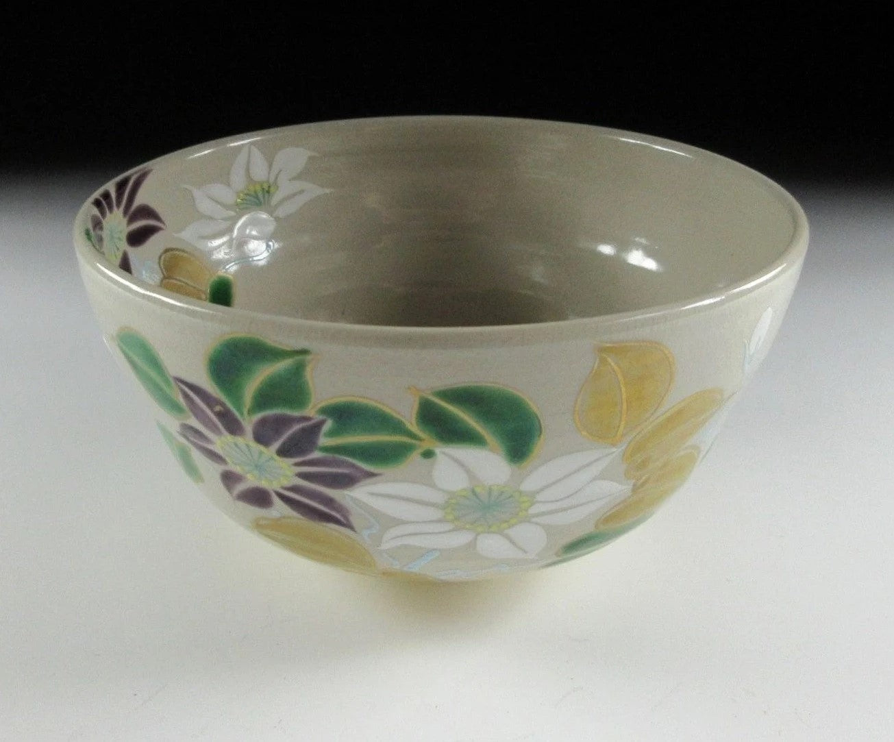 Oshikoji Gama Clematis Chawan Tea Bowl