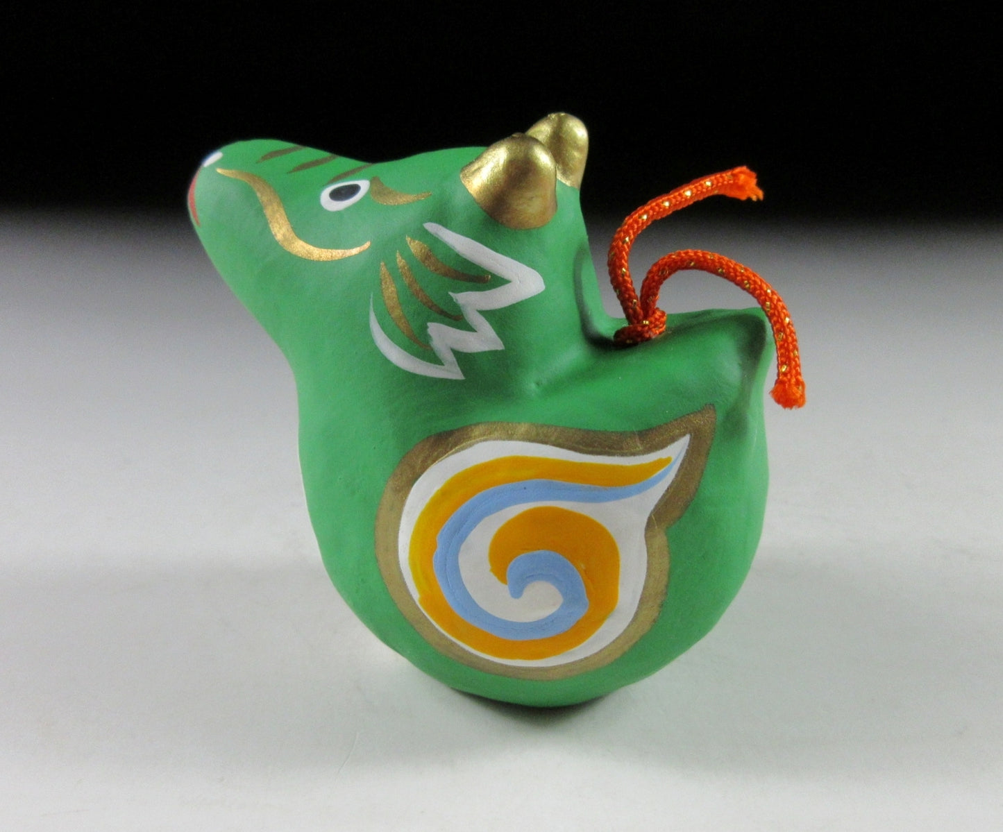 Small Papier-mâché Dragon Bell #2