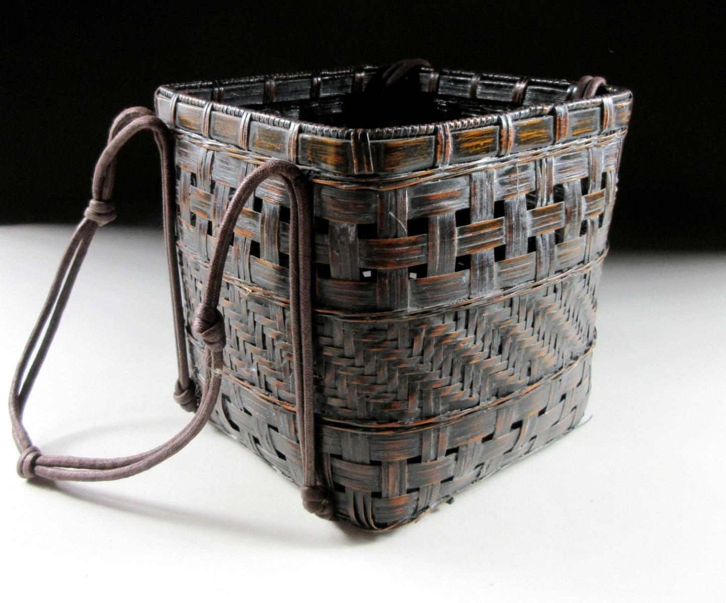 Vintage Bamboo Basket Accessory